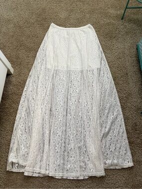 Hollister Lace Maxi Skirt